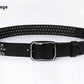 Punk Skull Rivet Cowhide Belt for Men