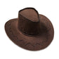 Casual flannel cowboy hat