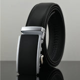 Men’s Statement Adjustable Leather Ratchet Belt