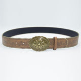 Women's Floral Embossed Western Belt – Vintage Buckle