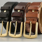 Handmade Cowhide Leather Rivet Belt for Men