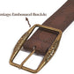 Women's Vintage Metal Buckle Leather Belt