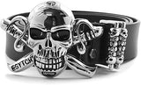 Men's Huge Skull Buckle Gothic Belt – Punk Rock