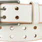 Men's Double Prong Roller Buckle Biker Belt – Full Grain