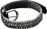 Men's Heavy Motorcycle Chain Leather Belt – Biker Rocker