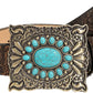 Women's Turquoise Concho Buckle Belt – Bohemian