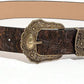 Women's 70s Concho Rodeo Vintage Belt – Snap Buckle