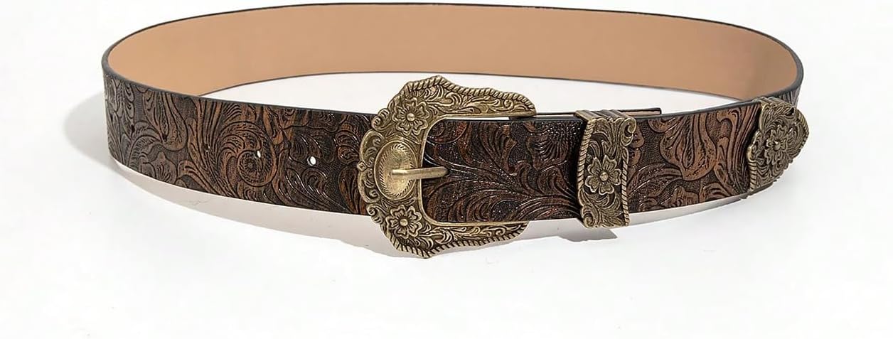 Women's 70s Concho Rodeo Vintage Belt – Snap Buckle