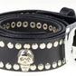 Men's Studs & Skulls Biker Leather Belt