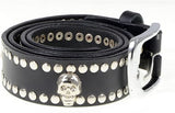 Men's Studs & Skulls Biker Leather Belt