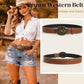 Yalice Vintage Cowgirl Embossed Buckle Belt