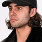 Black Snakeskin Pattern PU Leather Baseball Cap with Adjustable Buckle Strap | BeltNBuckles