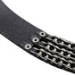 Men's Heavy Motorcycle Chain Leather Belt – Biker Rocker