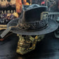 Handmade Skull Hat Plush Cowboy Hat