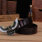 Western Men's Leather Personality Belt