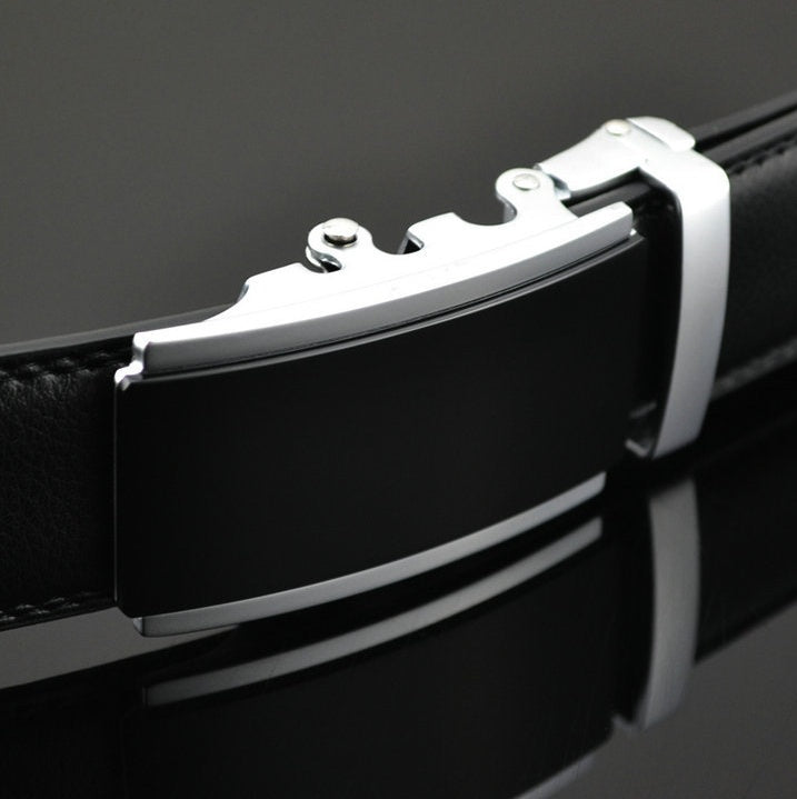 Men’s Statement Adjustable Leather Ratchet Belt
