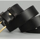 Handmade Cowhide Leather Rivet Belt for Men