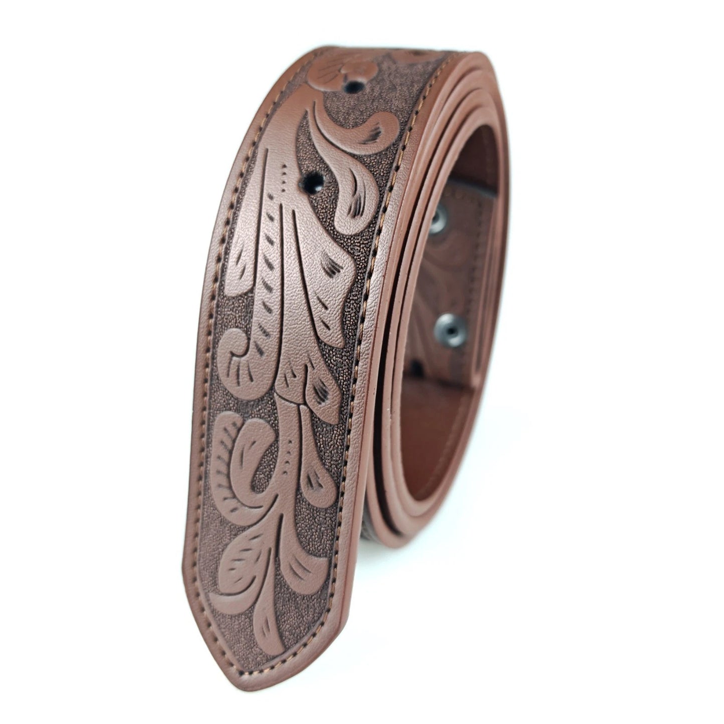 Men's Handmade Leather Cowboy Rodeo Belt