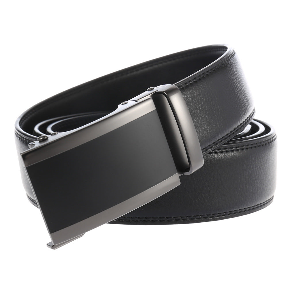 Men’s Statement Leather Ratchet Dress Belt