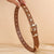 Women's Studded Punk Western Leather Belt – Adjustable Waist for Jeans & Dresses