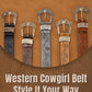 Women's Cowgirl Belt 2-Pack – Engraved Buckle