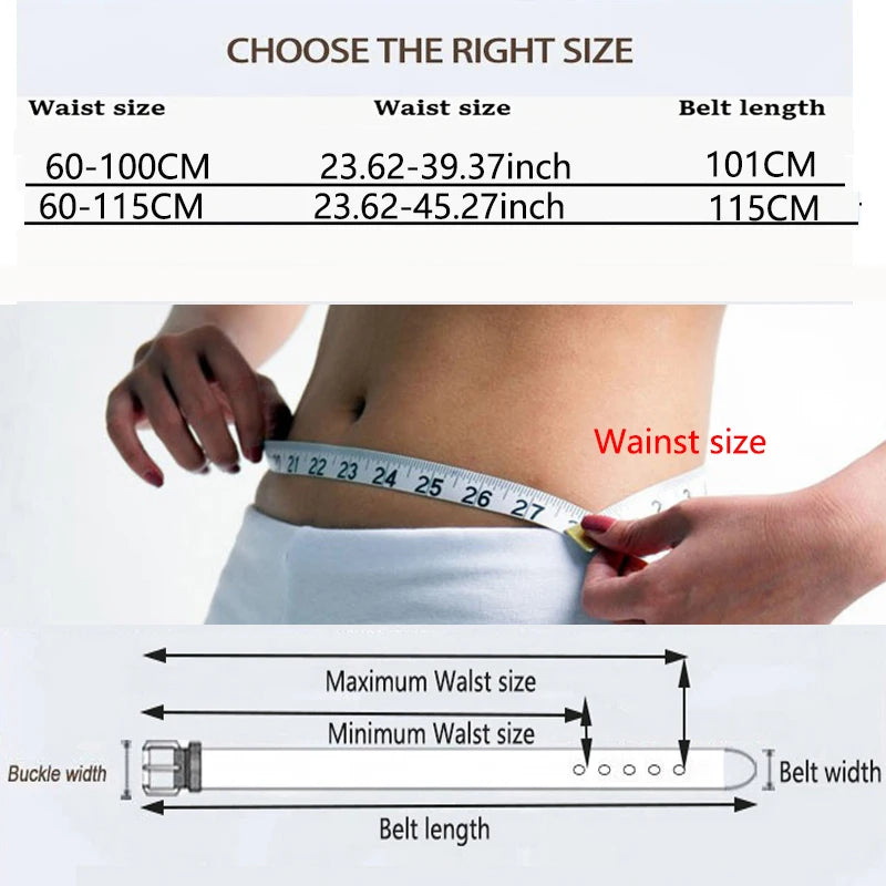 Women's Vintage Western PU Leather Wide Belt – Hollow Metal Buckle