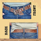 Men's Full Grain Western Belt – Handmade Snap-On Buckle