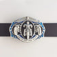 Live to Ride Ride to Live Men's Motorcycle Belt Buckle - Vintage Style Enamel
