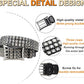 Unisex Three-Row Studded Punk Leather Belt – Y2K Goth