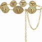 Women's Western Metal Concho Chain Belt – Antique Finish