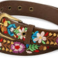 Women's Mexican Embroidered Floral Belt – Boho