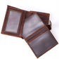Men’s High-End Suede Leather Business Wallet – Premium First Layer Cowhide, Magnetic Closure