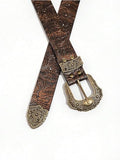 Women's 70s Concho Rodeo Vintage Belt – Snap Buckle