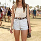 XZQTIVE Modern Rodeo Gold Buckle Belt