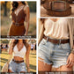 Women's Vintage Metal Buckle Leather Belt