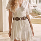 ZJPLUS Boho Concho Tassel Belt