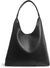 Women's Slouchy Coffee Vegan Leather Hobo Shoulder Bag with Magnetic Closure