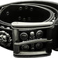 Men's Punk Skull Cross Genuine Leather Belt – Black | BeltNBuckles