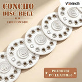 Women's Wide Disc Concho Belt – Boho Cowgirl