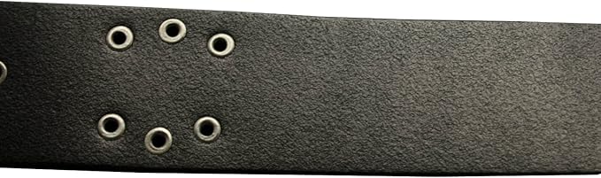 Men's Punk Skull Cross Genuine Leather Belt – Black | BeltNBuckles