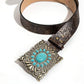 Women's Turquoise Concho Buckle Belt – Bohemian