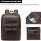 Men's Waxed Full Grain Leather Business Rucksack – 17