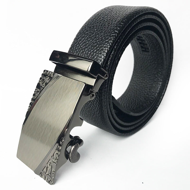 Men’s Scratch-Resistant Microfiber Belt – Automatic Buckle