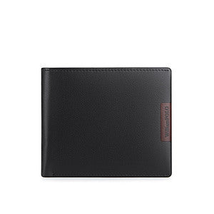 Men’s First Layer Cowhide Leather Wallet – Anti-Theft Card Protection, Letter Pattern
