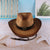 Western Cowboy Hat New Style Curled Jazz Top Hat Ladies