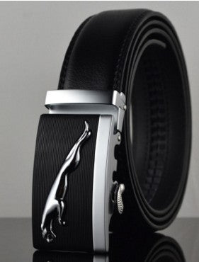 Men's Automatic Buckle Leather Belt