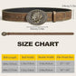 Women's Western Belt – Heart Embossed Buckle