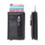 Carbon Fiber RFID Blocking Wallet – Slim Minimalist Metal Card Holder for Men & Women, Double-Sided Credit Card Case with Magnetic Closure