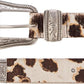 Lucky Brand Haircalf Western Leather Belt