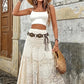 ZJPLUS Boho Concho Tassel Belt